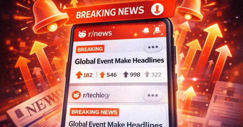 Subreddit breaking news - copertura notizie reddit in tempo reale