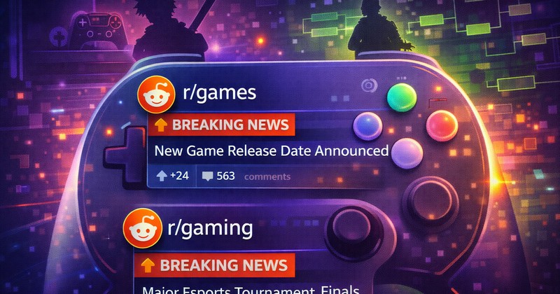 Сообщества gaming news reddit - освещение видеоигр