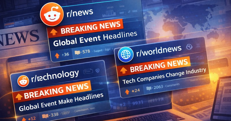 Лучшие сабреддиты новостей Reddit 2026 - Полное руководство по сабреддитам новостей reddit