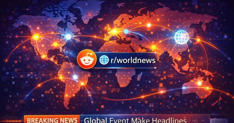 Сообщества мировых новостей reddit - глобальное освещение