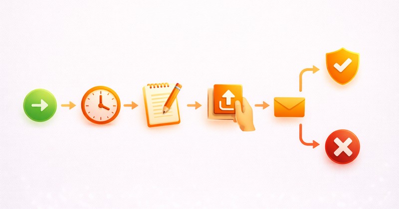 Diagrama de flujo del proceso de apelación de ban en Reddit